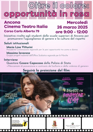 Locandina dell'iniziativa